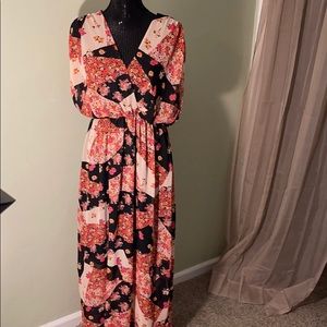 Floral maxi dress